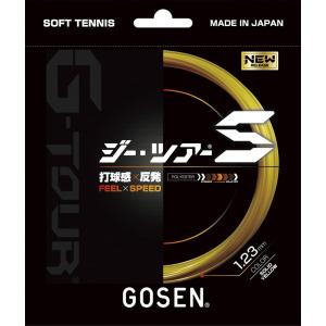 GOSEN ゴーセン G-TOURS ソリッドイエロー SSGT11SY テニスストリング｜sky-spo