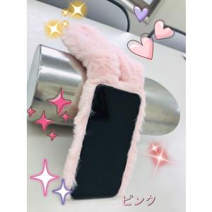 iphoneX.7.と8用ケース ウサギの耳毛...の詳細画像1