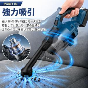 互換品 マキタ 18V 掃除機 コードレス サ...の詳細画像2
