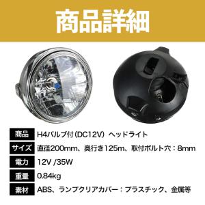 バイク ヘッドライト マルチリフレクター 18...の詳細画像3