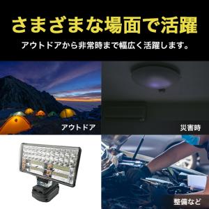 互換品 LEDライト マキタ 充電式 ワークラ...の詳細画像1