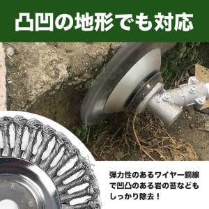 草刈機 草刈り機 スチールワイヤー チップソー...の詳細画像3
