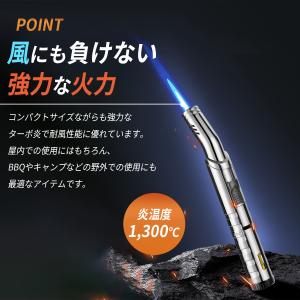 トーチライター ガスバーナー ライター おしゃ...の詳細画像1
