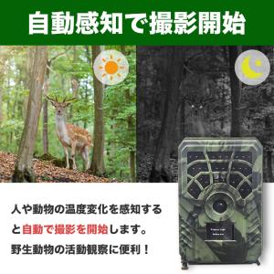トレイルカメラ 防犯カメラ 動物監視カメラ鳥獣...の詳細画像1