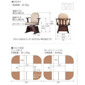 こたつ テーブル パワフルヒーター 6段階に高...の詳細画像5