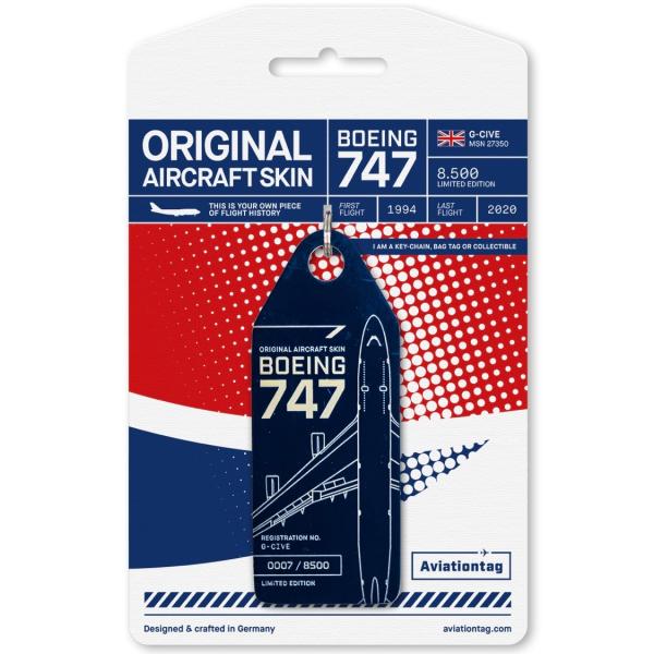 AVIATIONTAG B747 G-CIVE Blue British Airways アビエーシ...