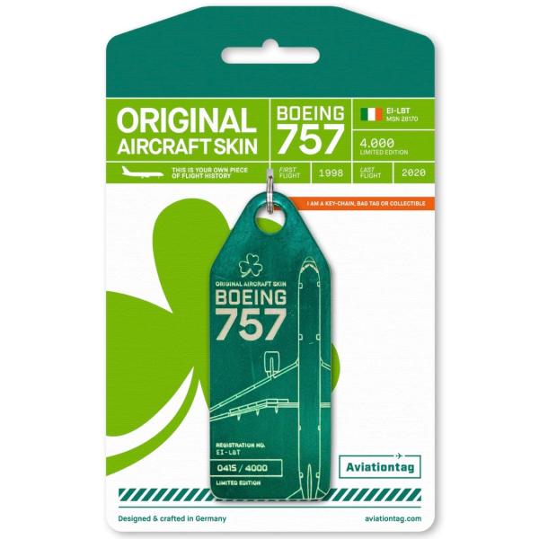 AVIATIONTAG B757 EI-LBT Green Aer Lingus アビエーションタグ...
