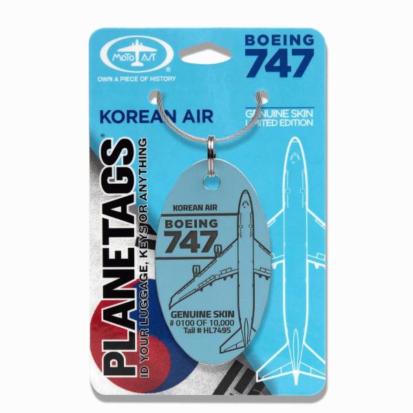 PLANETAGS AIRCRAFT B747 HL7495 KOREAN AIR プレインタグス ...