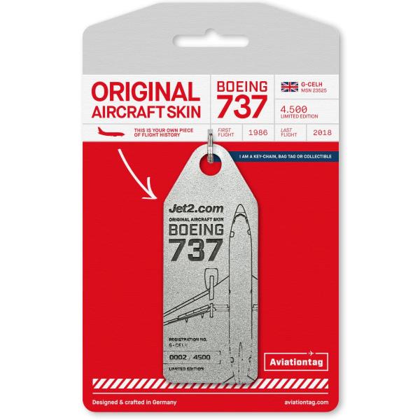 AVIATIONTAG B737 G-CELH JET2 アビエーションタグ ジェット・ツー 機体再...