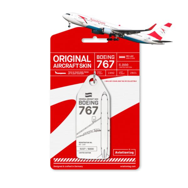 AVIATIONTAG B767 OE-LAX Austrian Airlines アビエーションタ...