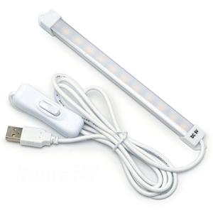 ルートアール 12灯 USB LED バーライト スイッチ付き 昼光色