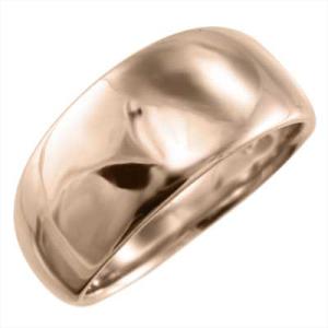 Jewelry i（ジュエリーアイ） 甲丸 リング 7mm幅 10金 指輪 メンズ K10