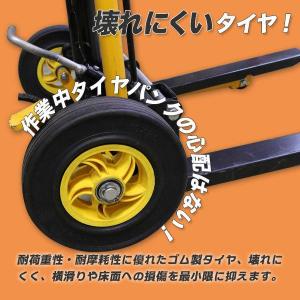 ハンドフォークリフト 低床タイプ 最大積載20...の詳細画像3