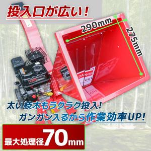 感謝セール!予備の2枚替刃付き!エンジン粉砕機...の詳細画像1