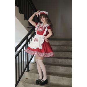 クリスマススイートロリータ 洋装 メイド服 コ...の詳細画像1
