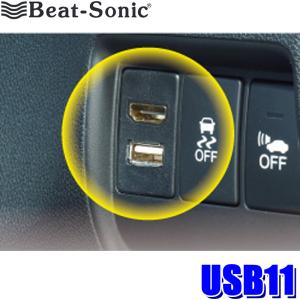 BeatーSonic（ビートソニック） 【ホンダ車用】ビートソニック USB11