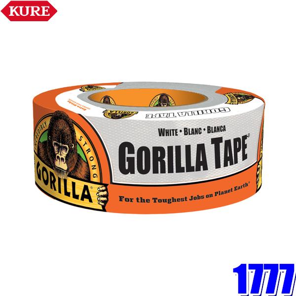NO1777 KURE ゴリラテープ 超強力接着高強度防水クロステープ ホワイト 幅48mm×長さ9...