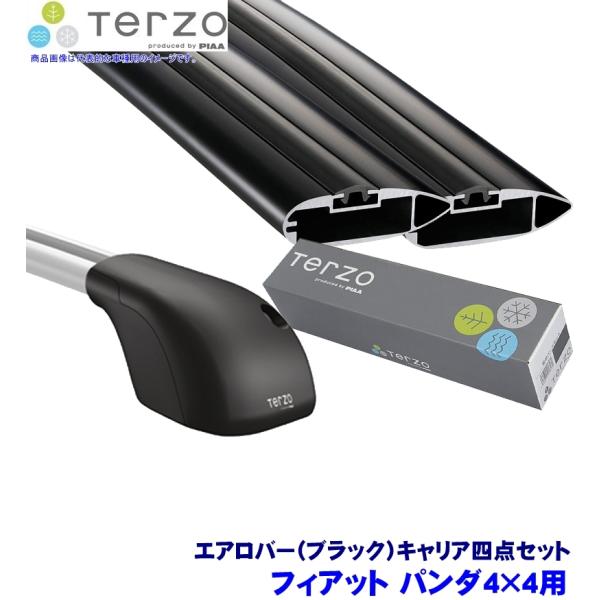 TERZO テルッツオ テルッツォ フィアット パンダ4×4(H26.10〜ルーフレール付)用ルーフ...