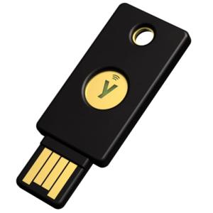 Yubico セキュリティキー YubiKey 5 NFC ログイン/U2F/FIDO2/USB-A ポート/2段階認証/高耐久性/耐衝撃性/防水｜skyflap-store