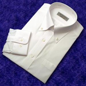 SKYJACK形態安定シャツ ボタンダウン白