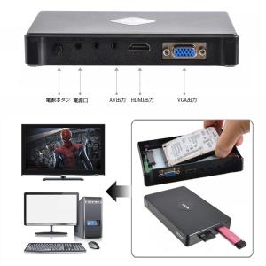 多機能ポータブルメディアプレーヤー 2.5イン...の詳細画像2