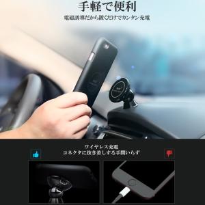 iPhone6Plus対応 車載用ワイヤレス充...の詳細画像1