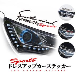 スポーツカーステッカー スポーツ sports 文字ステッカー　カッティング