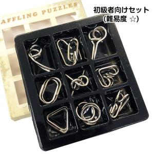 知恵の輪9点セット 初級/中級/上級/超上級向...の詳細画像1