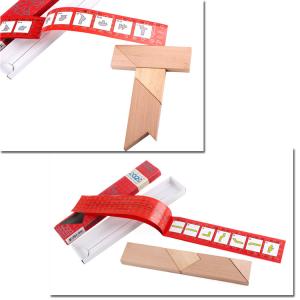 木製T字パズル 4ピース シルエットパズル ク...の詳細画像3