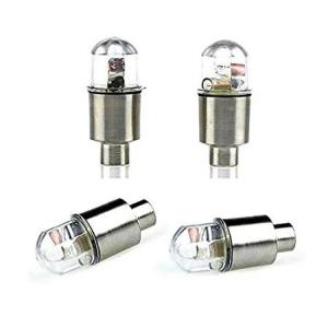 タイヤ バルブキャップ LEDライト 電池式 振動センサー付き