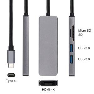 USB-TypeC to 2ポートハブ 4in...の詳細画像2