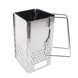 これであなたも火起こし名人 極厚 ステンレス チャコールスターター