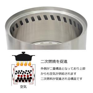 ウッドストーブ キャンプストーブ 焚き火コンロ...の詳細画像4
