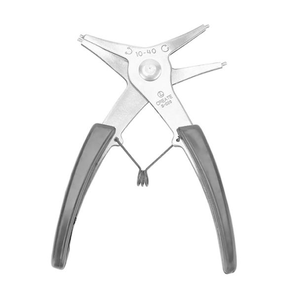 スナップリングプライヤー 2way 穴用軸用どちらにも対応 対応10mmから40mm 車やバイクの整...