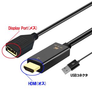 HDMI to DisplayPort 変換ア...の詳細画像1