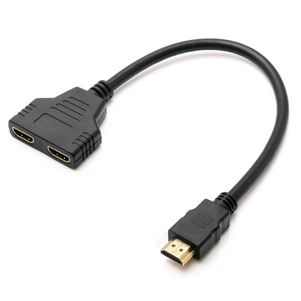 HDMI分岐ケーブル 長さ30cm 1080p フルHD対応 1入力/2出力 HDMIスプリッター ...