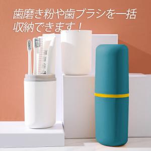 携帯用歯ブラシケース 歯磨き粉収納 旅行小物 ...の詳細画像2