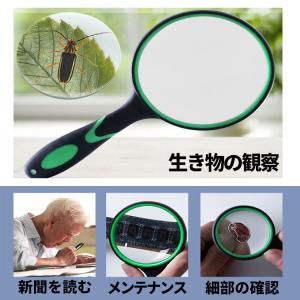 拡大鏡 手持ちルーペ 10倍率 直径約100m...の詳細画像5