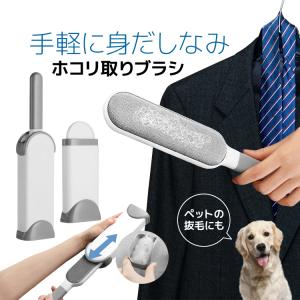 ホコリ取りブラシ 大小2個セット 携帯用ほこり取り エチケット