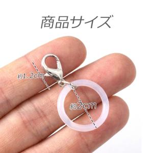 シリコンリング20個 めじるしチャーム カニカ...の詳細画像4