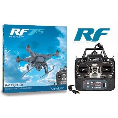 リアルフライト7.5 RealFlight7.5 インターリンクエディション 送信機モード1、DVD...