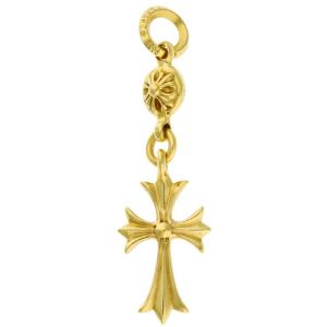 CHROME HEARTS 22K 22K 1BALL TINY CH CROSS DIA クロムハーツ 1ボール