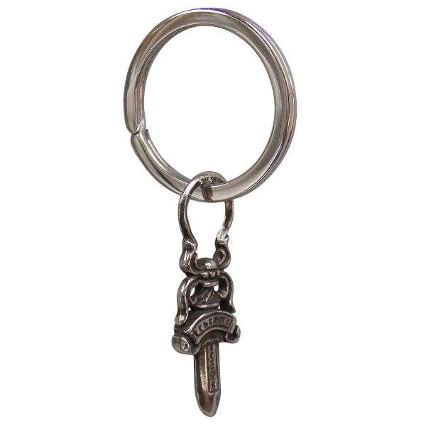 CHROME HEARTS SPLIT RING W/ DAGGER クロムハーツ ダガーキーリング...