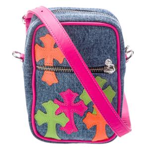 CHROME HEARTS TAKA SHOULDER BAG DENIM MULTI クロムハーツ　ショルダーバッグ タカ デニム　クロスパッチ　