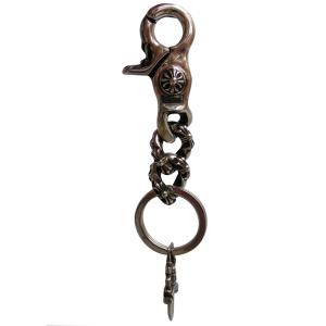CHROME HEARTS KEY CHAIN SHORT CLASSIC CLIP w/DAGGER クロム CHROME HEARTS KEY CHAIN SHORT CLASSIC CLIP w/DAGGER クロム