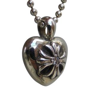 CHROME HEARTS CH PLUS HEART CHARM PENDANT W/DIAMOND クロムハーツ　CHプラス　ハート　ダイヤモンド　チャーム　ペンダント