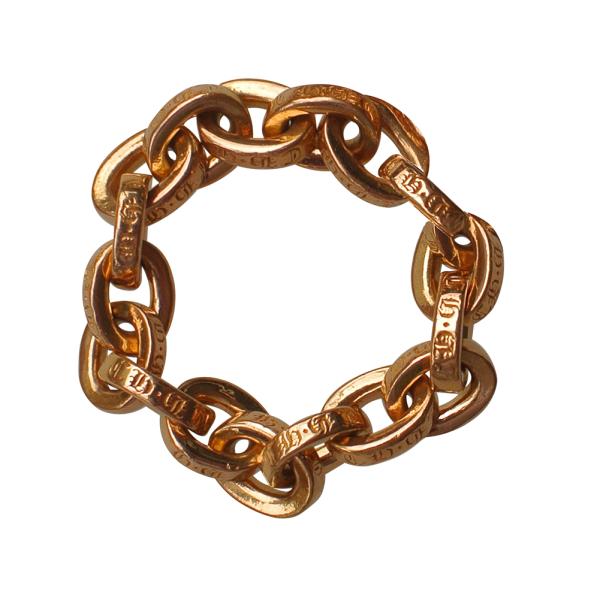 CHROME HEARTS PAPER CHAIN RING 22K  クロムハーツ　ペーパーチェー...