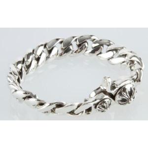 【極美品】 クロムハーツ スクロールバンド バングル ブレスレット シルバー CHROME HEARTS クロムハーツ BANGLE SCROLL スクロールバンド