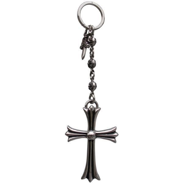 CHROME HEARTS LARGE CROSS CROSS BALL LINK CHAIN   ...