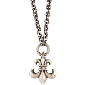 CHROME HEARTS BS FLEUR PAPER CHAIN NECKLACE WITH BS FLEUR  クロムハーツ　BS フレア　ペンダント　ペーパーチェーン 　ネックレス